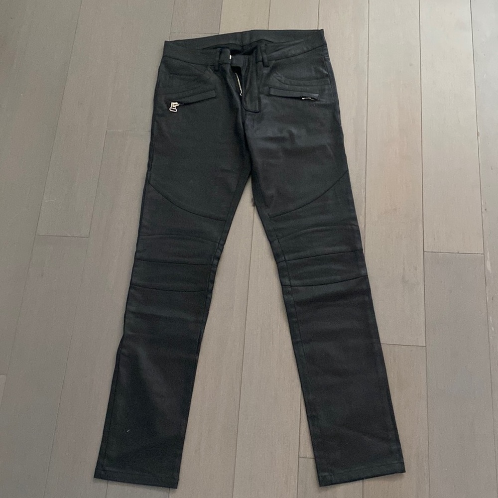 balmain men’s vintage black jeans sz 32